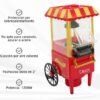 Máquina para hacer pochoclos carrito retro