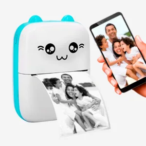 Mini impresora térmica bluetooth. Portátil y recargable.