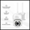 Cámara de seguridad domo smart ip Wifi. Exterior o interior
