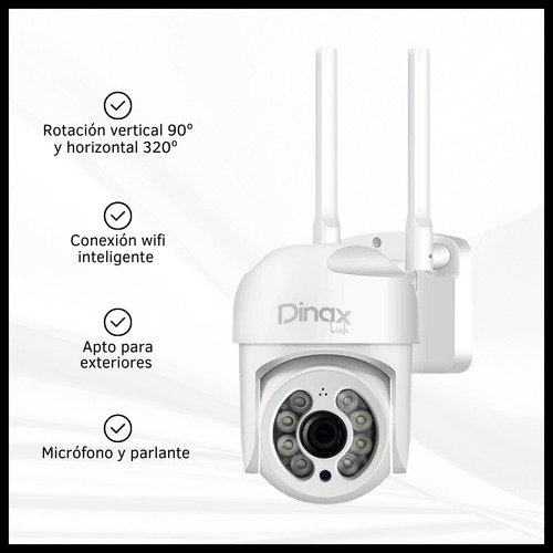 Cámara de seguridad domo smart ip Wifi. Exterior o interior