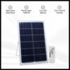 Reflector led 100w con panel solar. Control remoto. Ip66 Exterior