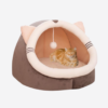 Cama iglú para gatos premium
