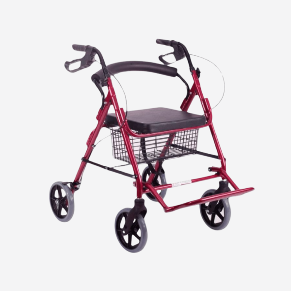 Andador con asiento. Regulable y plegable. Premium