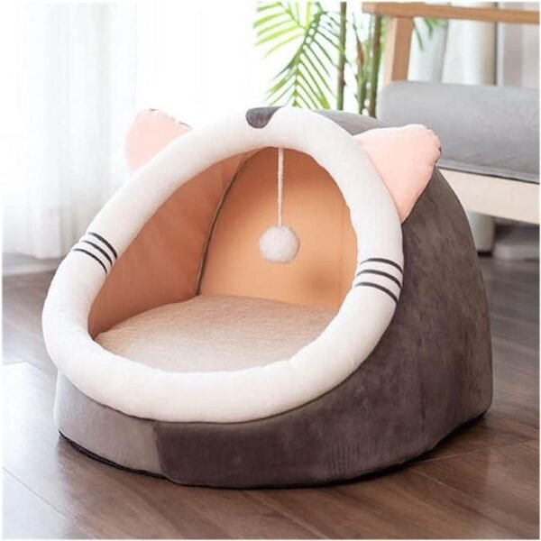 Cama iglú para gatos premium