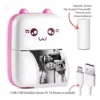 Mini impresora térmica bluetooth. Portátil y recargable.
