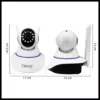 Cámara de seguridad Smart Ip visión nocturna wifi 3 antenas