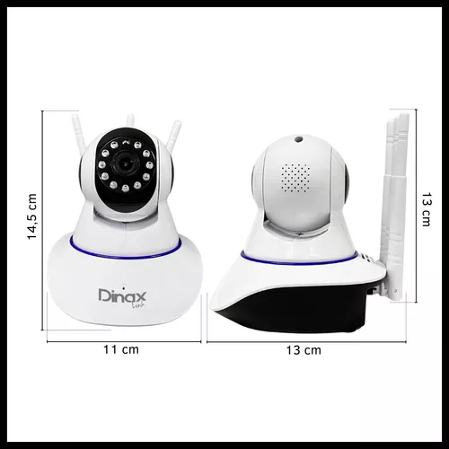 Cámara de seguridad Smart Ip visión nocturna wifi 3 antenas