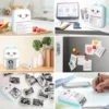 Mini impresora térmica bluetooth. Portátil y recargable.