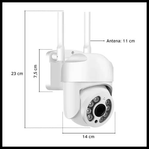 Cámara de seguridad domo smart ip Wifi. Exterior o interior