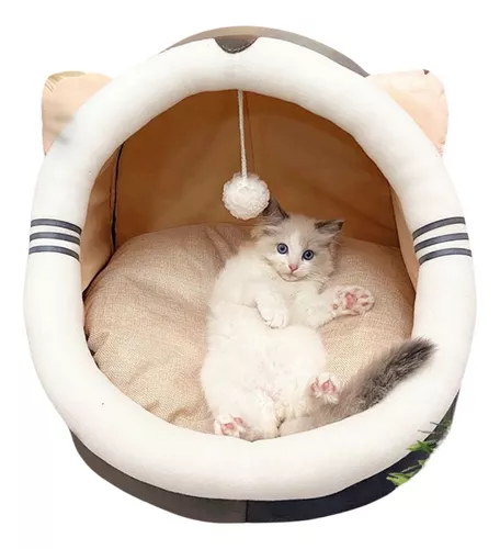 Cama iglú para gatos premium