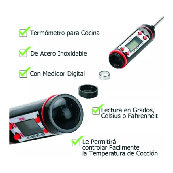 Termómetro digital para alimentos