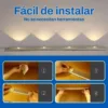 Barra  luz led con sensor de movimiento. Recargable por usb